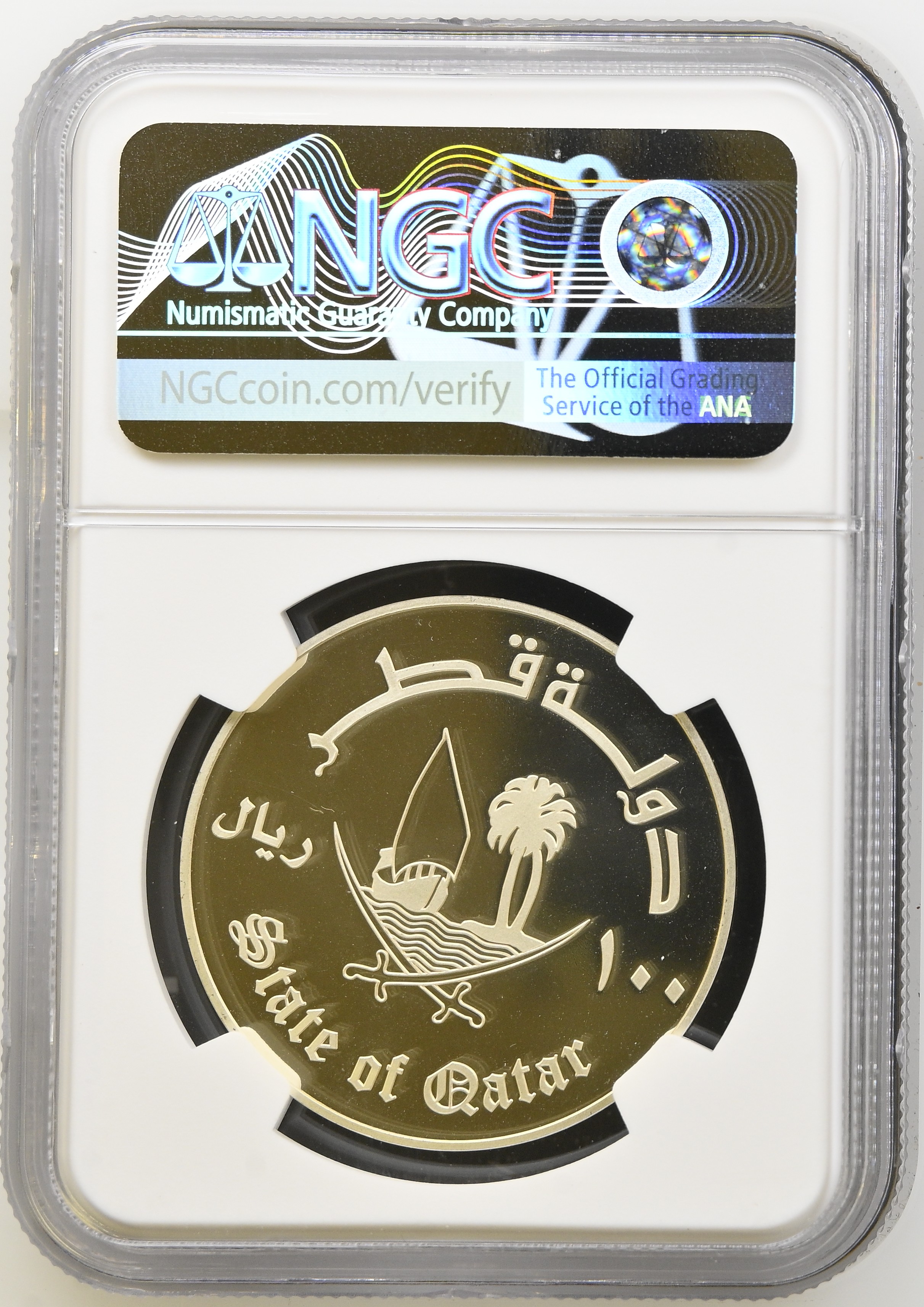 100 Riyals 2008 14th GCC Stamps Exhibition reverse